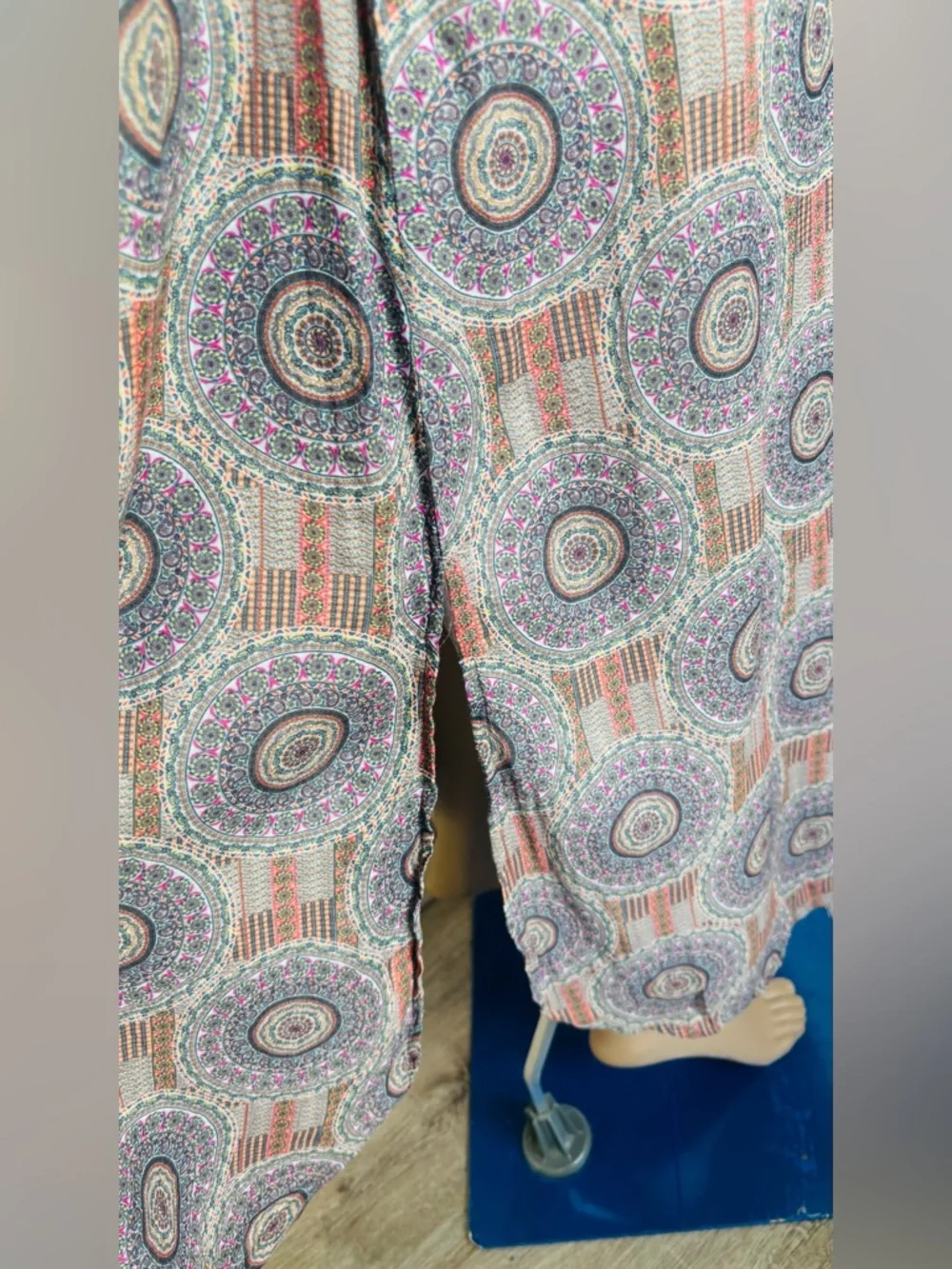 Cost Plus World Market Off-Shoulder Maxi Dress multicolor NWOT - Picture 8 of 14